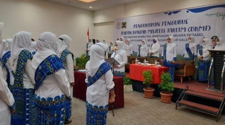 Banyuasin bangkit , Banyuasin Religius , Majelis Taklim , Pengukuhan Pengurus Majelis Taklim