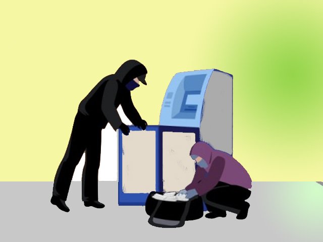 pelaku menggondol uang , Pelaku Menukar Kartu ATM , PIN ATM korban