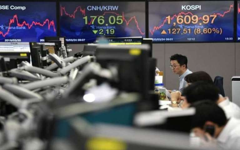 beban biaya utang , Bursa Asia , bursa saham global , manfaat paket stimulus , mayoritas bursa saham , Wall Street