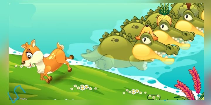 Cerita Kancil dan Kawanan Buaya, Buaya di tipu kancil