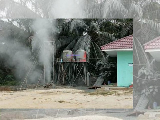 Galian Sumur Bor , semburan gas , suara tembakan gas