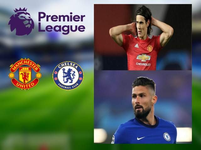 dua ujung tombak sepakbola , Manchester United melawan Chelsea , Premier League