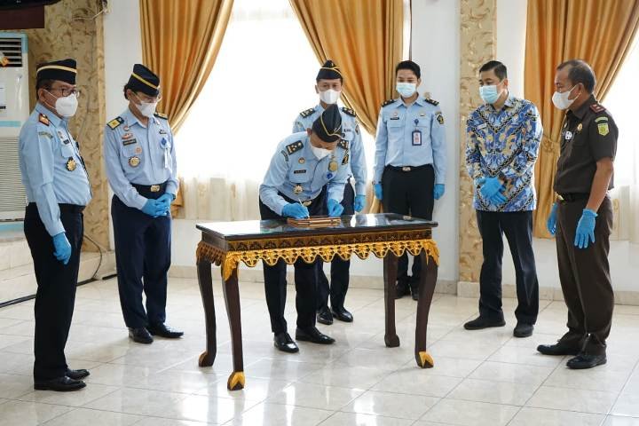 jajaran Forkopimda , Ombudsman RI Perwakilan Sumsel , Penandatanganan janji kinerja