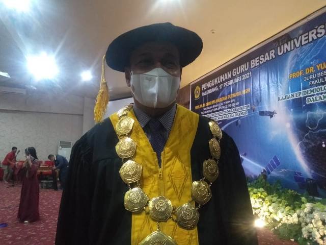 Dua Guru besar, puluhan ribu doktor mengantri, kualitas tulisan, Unsri Kukuhkan Guru Besar, Jurnal Setaraf Nasional