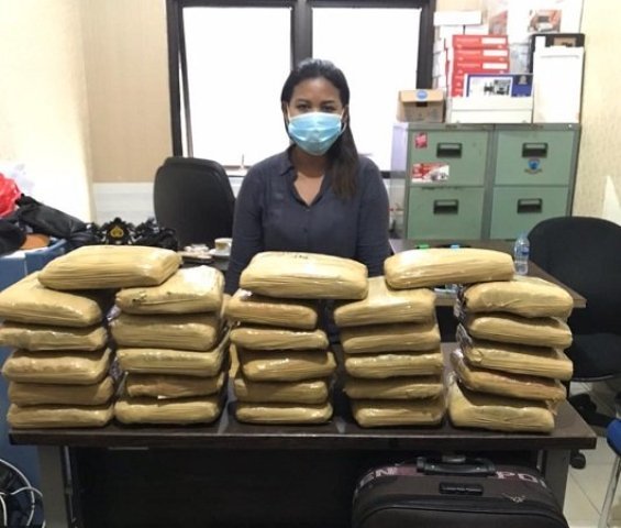 barang bukti penangkapan, kasus narkotika, pangkal pinang