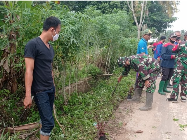 akhir pekan TMMD dan Warga Gotong Royong, Kegiatan Kerja Bakti Kampung Jawi