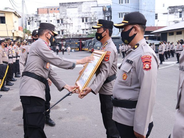 Personel Biro SDM, penhargaan personel polda sumsel