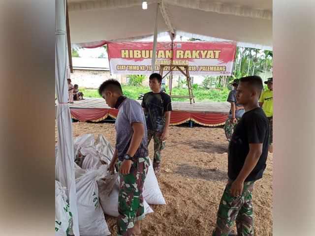 Gotong royong , pelaksanaan penutupan kegiatan , Pembersihan Tenda