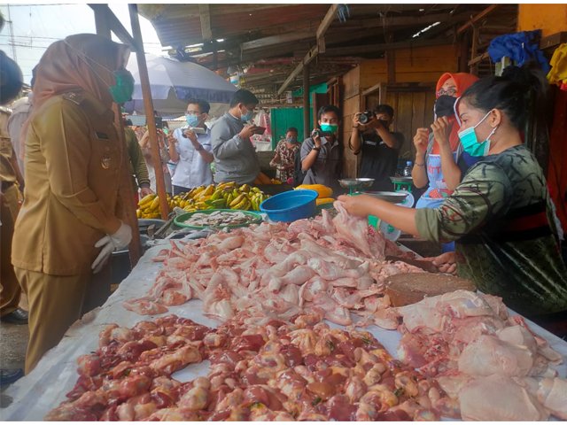 sidak di Pasar Tangga Buntung, positif mengandung bahan berbahaya