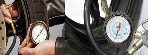 pengisian angin ban motor