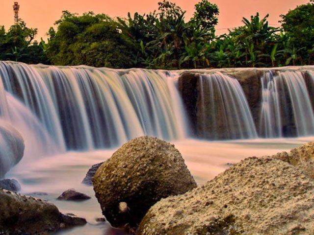 Curug Parigi, Niagara versi mini, air terjun mini