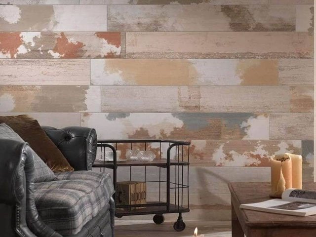 inspirasi desain rumah , keramik motif batu alam , memasang keramik batu alam
