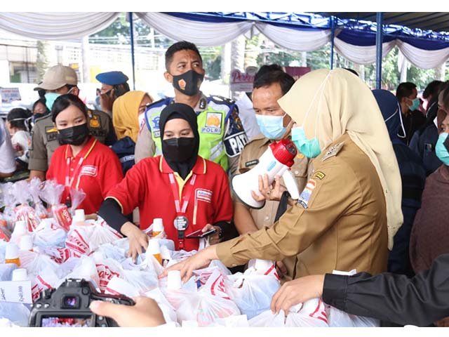 bazar murah , Lapangan Kamboja Palembang , paket-paket sembako