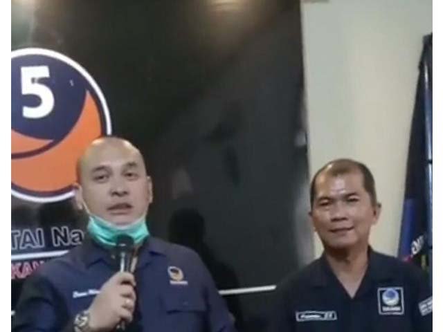 bingkisan lebaran , pemilu legislatif , Sekretaris DPD Partai Nasdem