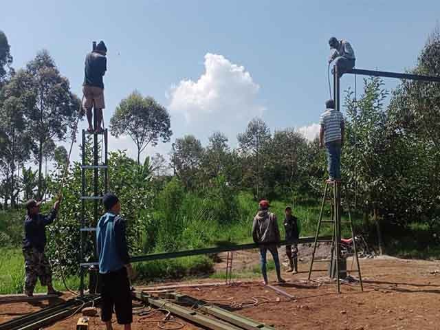 aliran sungai Citarum , Pembangunan TPS3R , progres pekerjaaan