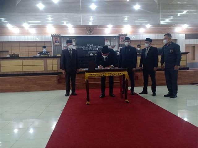 pelaksana pembangunan di Kabupaten Ogan Komering Ulu Selatan