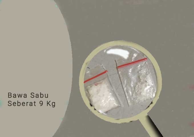 BNN Provinsi Sumatera Selatan , kurir narkoba , Narkotika jenis sabu