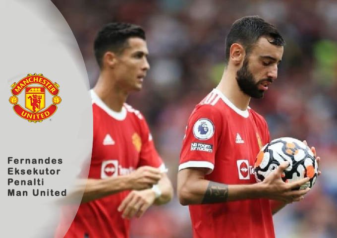Fernades mencetak gol penalti , Laga Lanjutan Premier League , Ronaldo sebagai eksekutor penalti