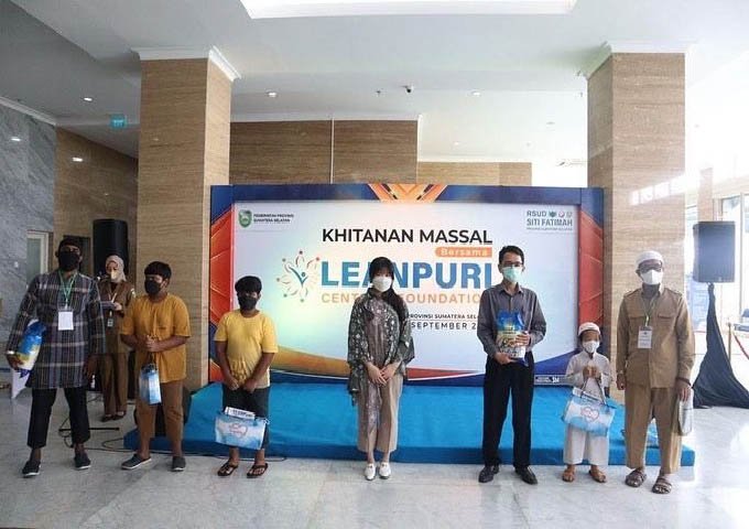 berkontribusi untuk masyarakat Sumsel , khitanan massal , Leanpuri Center and Foundation , mengutamakan kesejahteraan masyarakat , sunatan massal