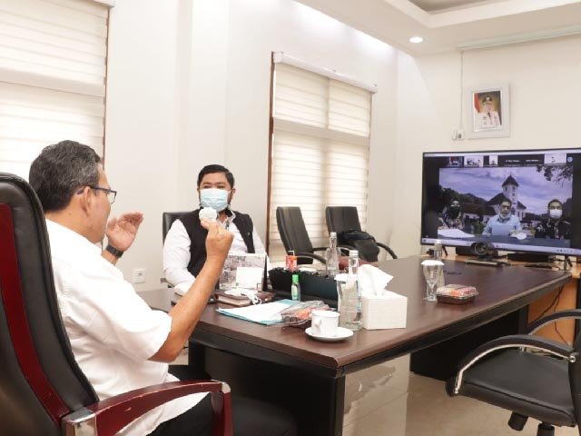 kegiatan UCLG ASPAC Executive Bureau Meeting secara virtual