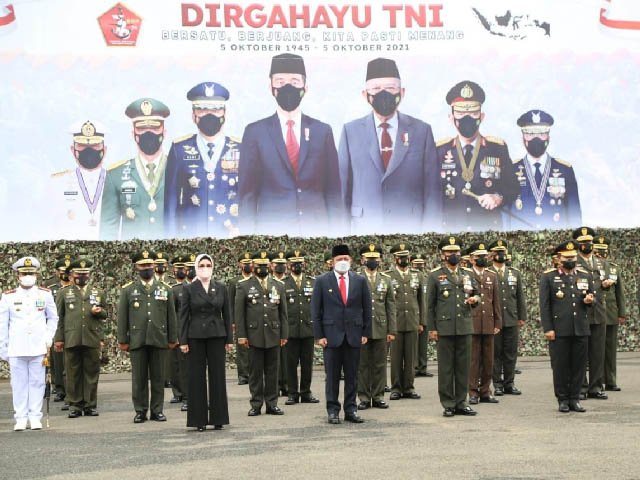 Jaga Ketahanan Pangan , penjaga utama kedaulatan bangsa , Peringatan HUT TNI ke 76