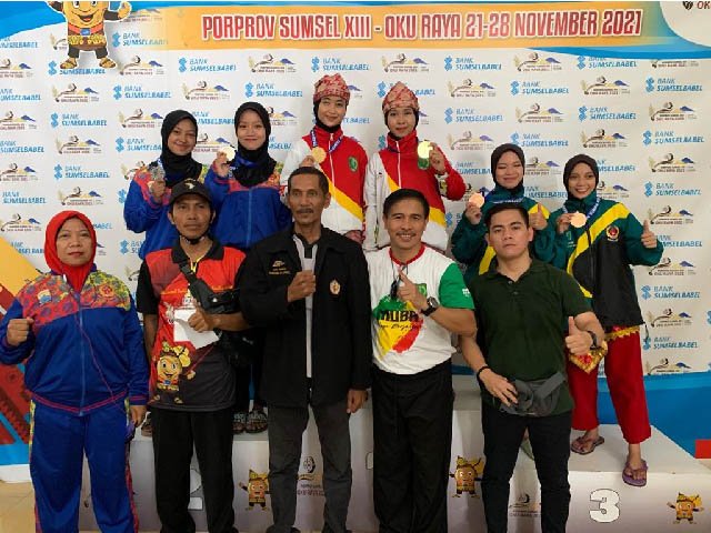 muba mendapat 5 mendali emas, kontingen muba menyumbang mendali emas