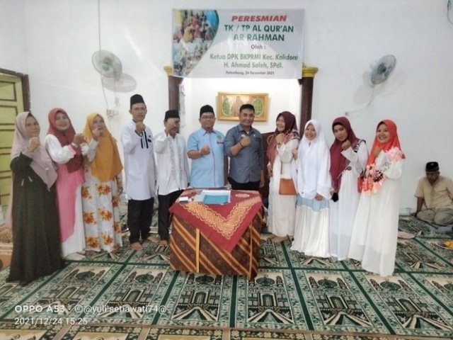 Peresmian TK-TPA Arrahman Kel Sungai Selincah Kec Kalidoni