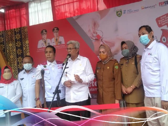 kegiatan donor darah , melakukan kegiatan sosial , Samsat III Palembang