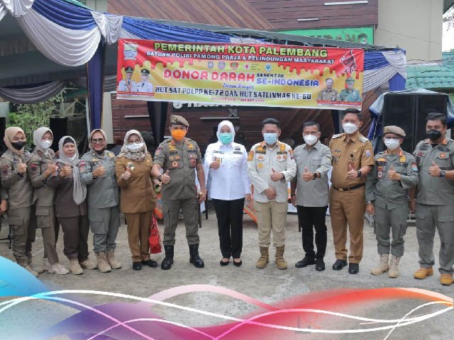 Aksi Donor Darah , HUT Pol PP