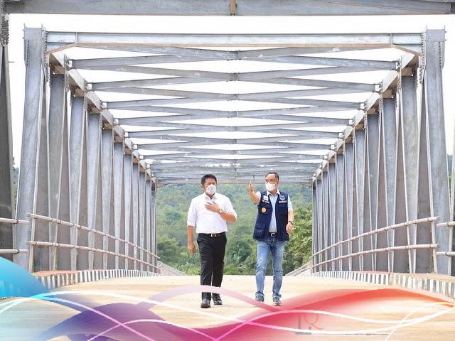 meningkatkan perekonomian masyarakat , Pembangunan Infrastruktur , Pembangunan Jembatan Lematang II