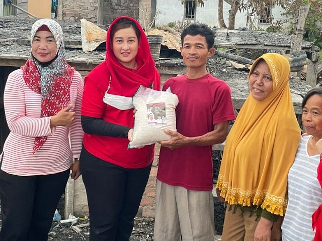 berbagi di bulan baik , Korban Kebakaran