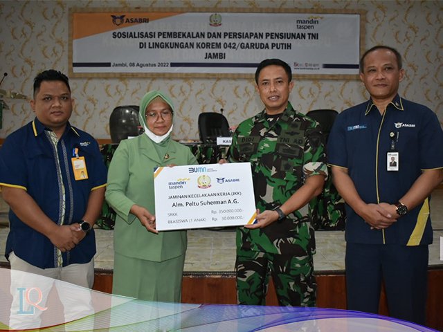 Kegiatan Sosialisasi , manfaat dari asabri , Pensiunan TNI