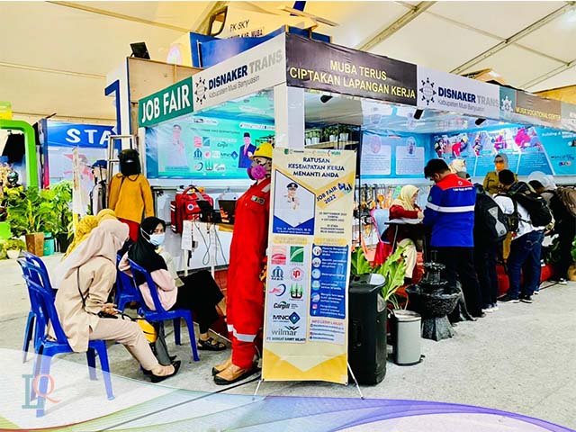 mengurangi angka pengangguran , Muba Expo 2022 , Tenaga Kerja Lokal