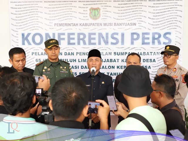 Pengamanan Pilkades di Muba , pengambilan sumpah jabatan , Pilkades yang tertib
