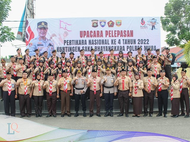 Bumi Perkemahan Gandus Palembang , Gerakan Pramuka , Kontingen Saka Bhayangkara , Pertikara Nasional IV