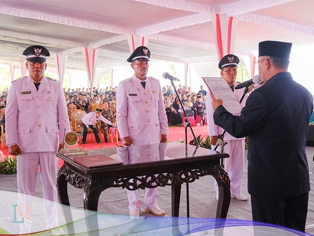 Pelantikan Kades Terpilih