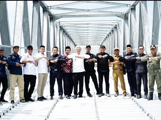 Jembatan Air Sugihan , Pembangunan Infrastruktur