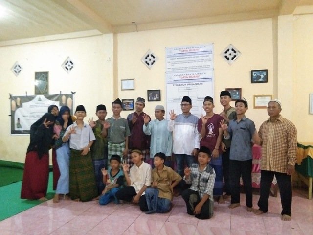 Gelar Do’a Bersama Di Panti Asuhan Jaya Murni Efran Meminta Restu Untuk Mengikuti Kontes Pemilihan Ketua IWO Sumsel