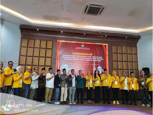 Caleg DPRD Sumsel , calon legislatif , DPD Partai Golkar