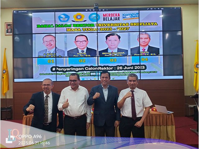 Bakal Calon Rektor Unsri