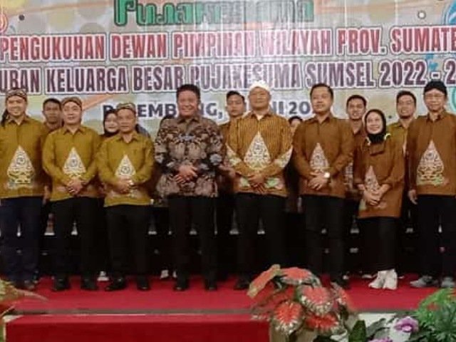 Devi Suhartoni Dilantik Jadi Ketua DPW Paguyuban Keluarga Besar Pujakesuma Provinsi Sumsel