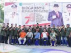 HUT RI ke-78 , lomba makan kerupuk , suasana lomba