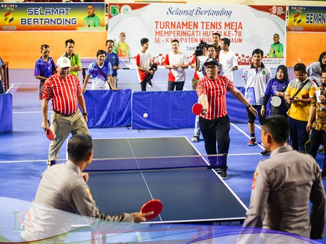 HUT RI ke-78 , lomba tenis meja , Turnamen Tenis Meja