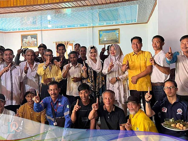 Caleg DPRD Sumsel , undangan sedekah adat