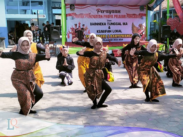 Tarian Nusantara SMPN 5 Banyuwangi