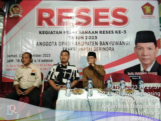 Anggota DPRD Kabupaten Banyuwangi , Kampung Mandar , Partai Gerakan Indonesia Raya