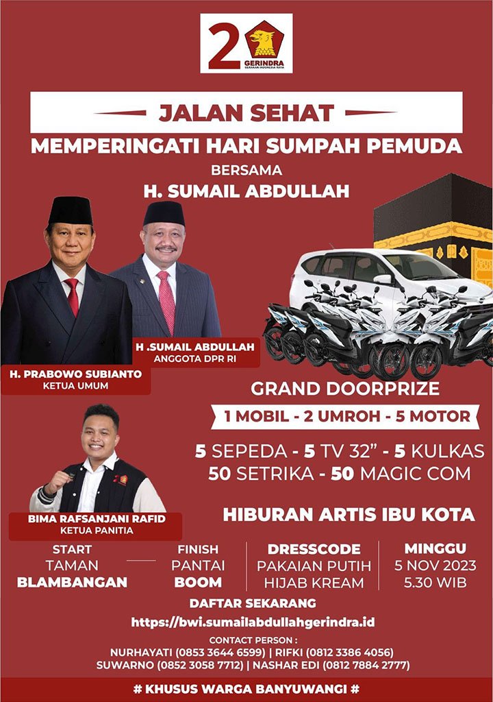 jalan sehat, memperingati hari sumpah pemuda
