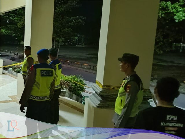 Gor Suecapura, pengamanan logistik pemilu