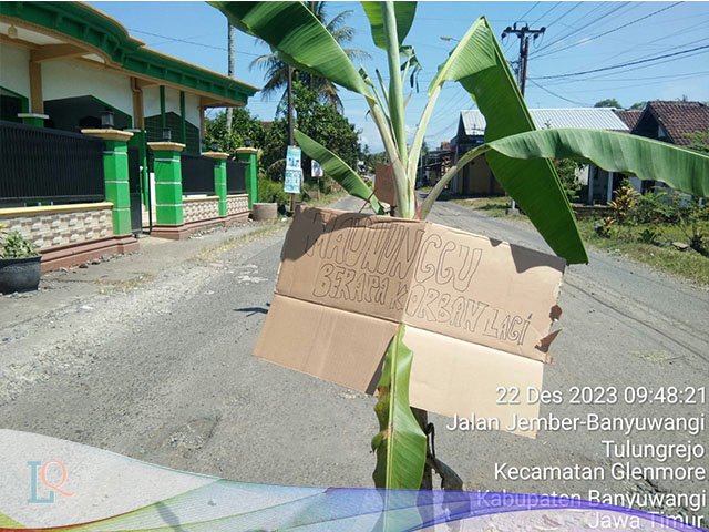 jalan rusak parah