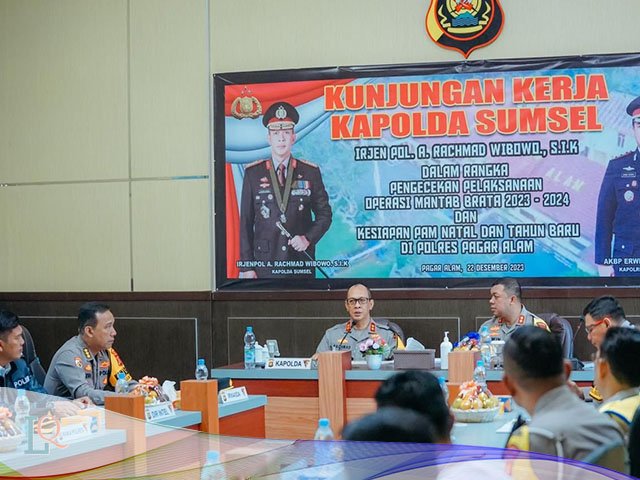 situasi kamtibmas di Pagaralam